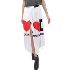 I love cheesecake Velour Split Maxi Skirt