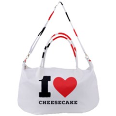 I love cheesecake Removable Strap Handbag