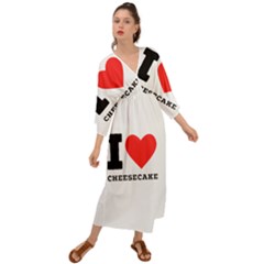 I love cheesecake Grecian Style  Maxi Dress