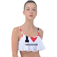 I love cheesecake Frill Bikini Top