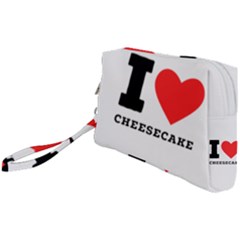 I love cheesecake Wristlet Pouch Bag (Small)