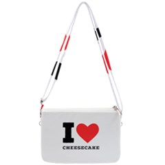 I love cheesecake Double Gusset Crossbody Bag