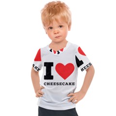 I love cheesecake Kids  Sports Tee