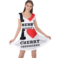 I Love Cherry Cheesecake Cap Sleeve Dress by ilovewhateva