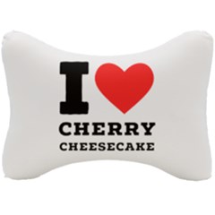 I Love Cherry Cheesecake Seat Head Rest Cushion by ilovewhateva