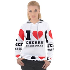 I Love Cherry Cheesecake Women s Overhead Hoodie by ilovewhateva