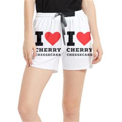 I Love Cherry Cheesecake Women s Runner Shorts by ilovewhateva