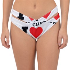 I Love Cherry Cheesecake Double Strap Halter Bikini Bottoms by ilovewhateva