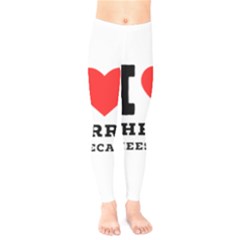 I Love Cherry Cheesecake Kids  Classic Winter Leggings by ilovewhateva