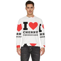 I Love Cherry Cheesecake Men s Fleece Sweatshirt by ilovewhateva