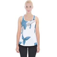 Blue Dolphin Piece Up Tank Top