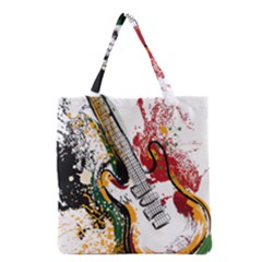Electric Guitar Grocery Tote Bag by pakminggu