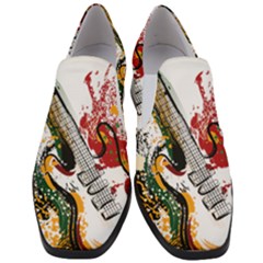 Electric Guitar Women Slip On Heel Loafers by pakminggu