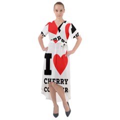 I Love Cherry Cobbler Front Wrap High Low Dress by ilovewhateva