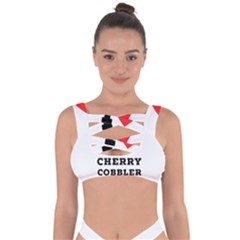 I Love Cherry Cobbler Bandaged Up Bikini Top by ilovewhateva