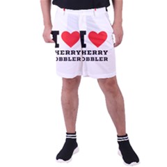 I Love Cherry Cobbler Men s Pocket Shorts by ilovewhateva