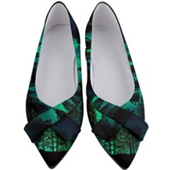 Aurora Northern Lights Phenomenon Atmosphere Sky Women s Bow Heels by pakminggu