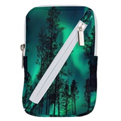 Aurora Northern Lights Celestial Magical Astronomy Belt Pouch Bag (small) by pakminggu