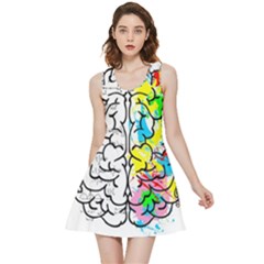 Brain Left Logic Language Science Inside Out Reversible Sleeveless Dress by pakminggu