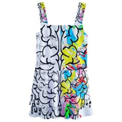 Brain Left Logic Language Science Kids  Layered Skirt Swimsuit by pakminggu