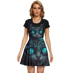 Angry Cat Fantasy Apron Dress