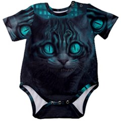 Angry Cat Fantasy Baby Short Sleeve Bodysuit