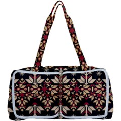 Vector Illustration Of Ukrainian Folk Seamless Pattern Ethnic Ornament Border Element Traditional Multi Function Bag