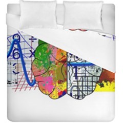 Brain Cerebrum Biology Abstract Duvet Cover Double Side (king Size)