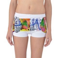 Brain Cerebrum Biology Abstract Reversible Boyleg Bikini Bottoms