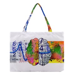 Brain Cerebrum Biology Abstract Medium Tote Bag