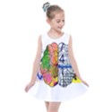 Brain Cerebrum Biology Abstract Kids  Summer Dress View1