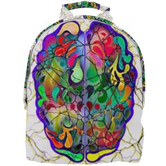 Brain Head Mind Man Silhouette Mini Full Print Backpack by pakminggu