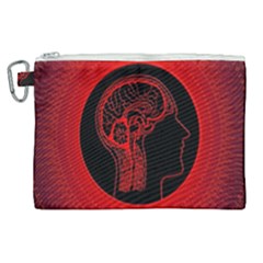 Artificial Intelligence Brain Think Canvas Cosmetic Bag (xl) by pakminggu