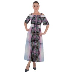 Tourette Syndrome Epilepsy Brain Shoulder Straps Boho Maxi Dress  by pakminggu