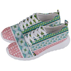 Ukraine Ornament Pattern Symbolism Geometric Men s Lightweight Sports Shoes by pakminggu