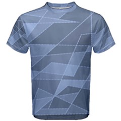 Lines Shapes Pattern Web Creative Men s Cotton Tee by danenraven