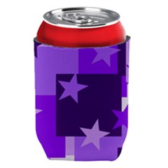 Purple Stars Pattern Shape Can Holder by danenraven