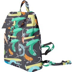 Repetition Seamless Child Sketch Buckle Everyday Backpack