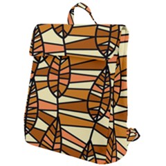 Autumn Leaf Mosaic Seamless Flap Top Backpack by danenraven