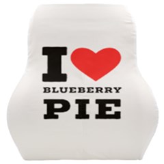 I Love Blueberry Car Seat Back Cushion  by ilovewhateva