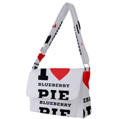 I Love Blueberry Full Print Messenger Bag (s) by ilovewhateva