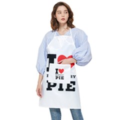 I Love Blueberry Pocket Apron by ilovewhateva