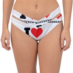 I Love Blueberry Double Strap Halter Bikini Bottoms by ilovewhateva