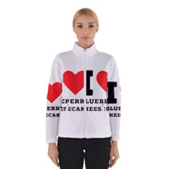 I Love Blueberry Cheesecake  Women s Bomber Jacket by ilovewhateva