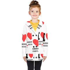 I Love Blueberry Cheesecake  Kids  Double Breasted Button Coat by ilovewhateva