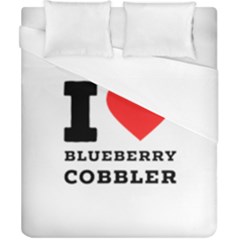 I Love Blueberry Cobbler Duvet Cover (california King Size) by ilovewhateva