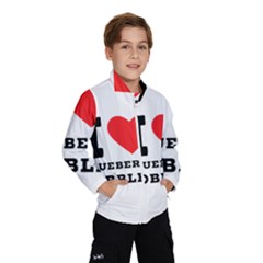 I Love Blueberry Cobbler Kids  Windbreaker by ilovewhateva