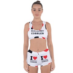 I love blueberry cobbler Racerback Boyleg Bikini Set