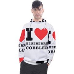 I Love Blueberry Cobbler Men s Pullover Hoodie by ilovewhateva