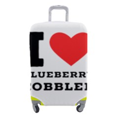 I Love Blueberry Cobbler Luggage Cover (small) by ilovewhateva